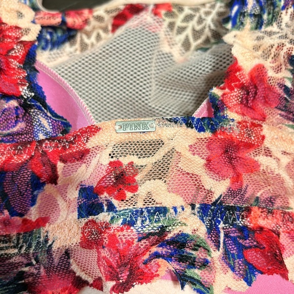 Pink Small lace bralette - Picture 3 of 4